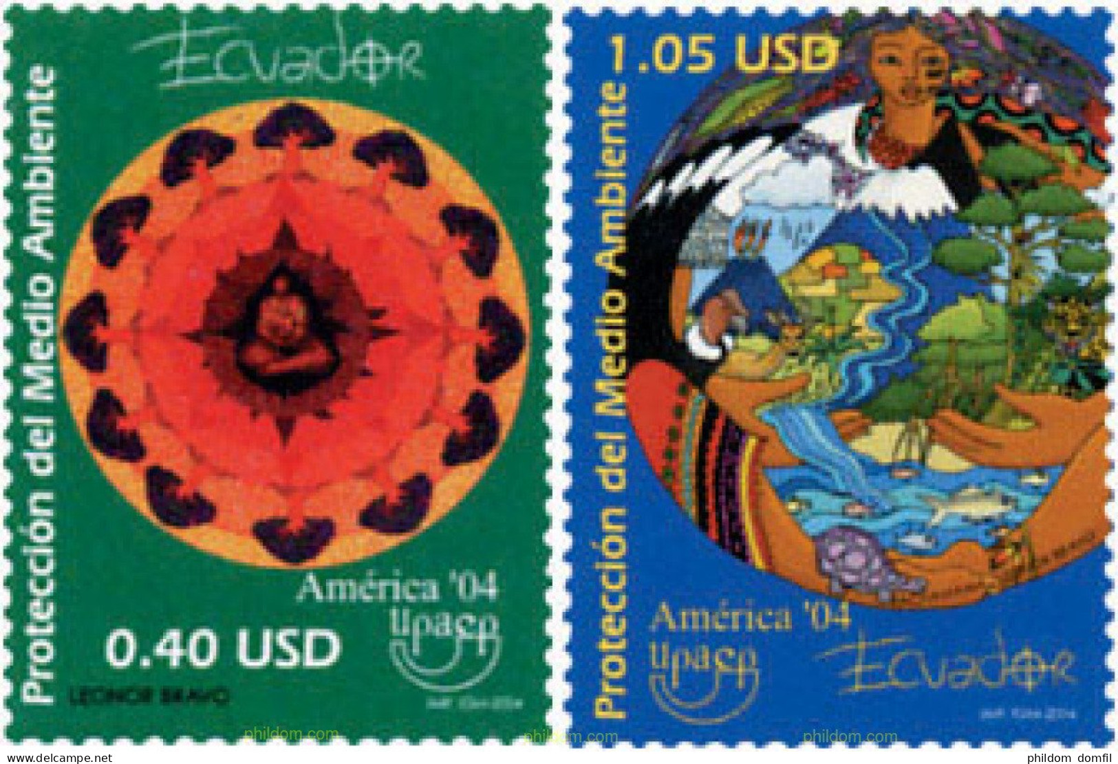 149636 MNH ECUADOR 2004 AMERICA-UPAEP 2004 - PROTECCION DEL MEDIO AMBIENTE - Equateur