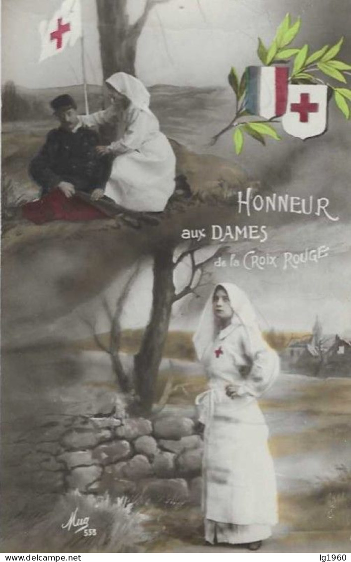 Honneur Aux Dames De La Croix Rouge - L'état Très Bon ! - Red Cross