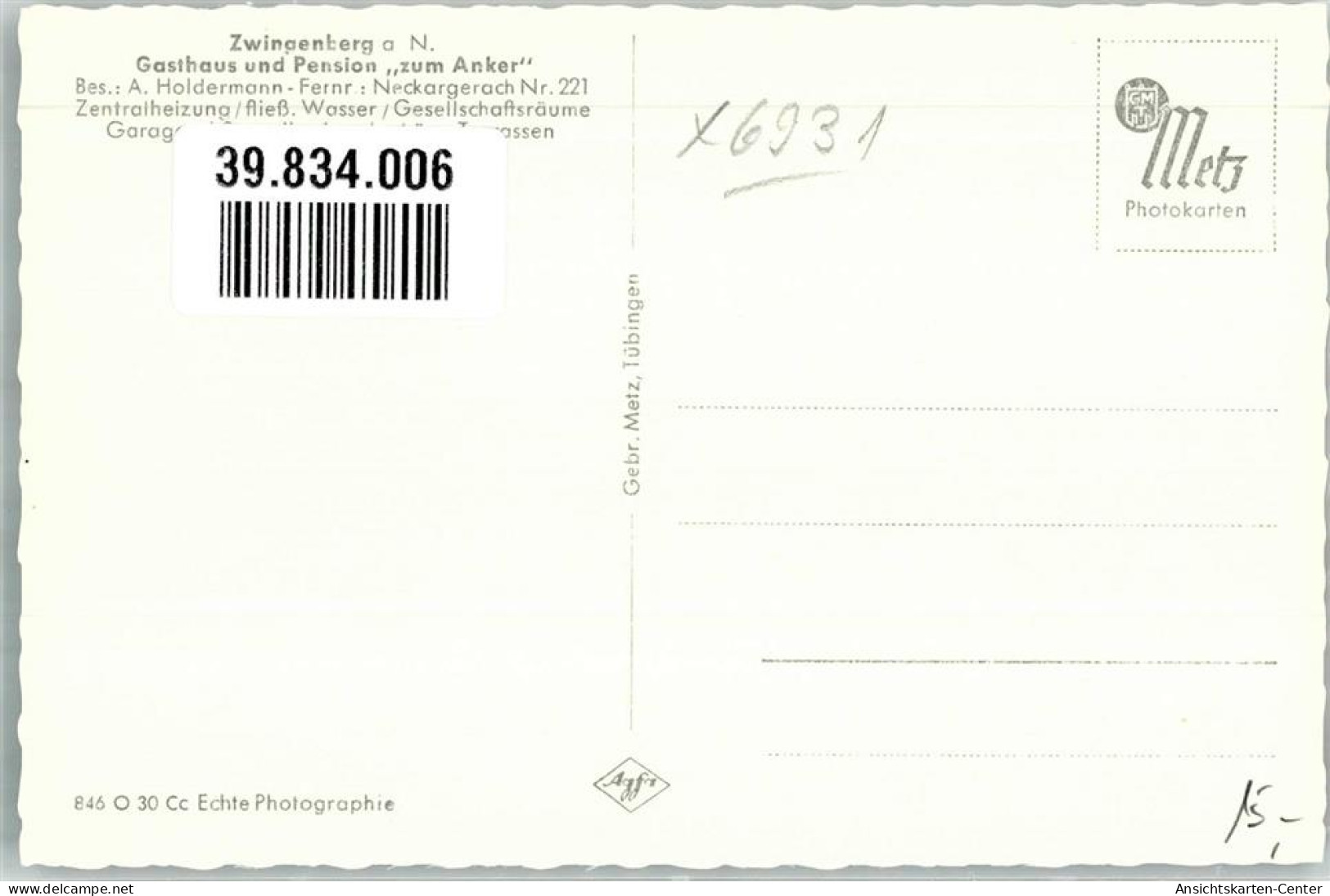 39834006 - Zwingenberg , Baden - Otros & Sin Clasificación