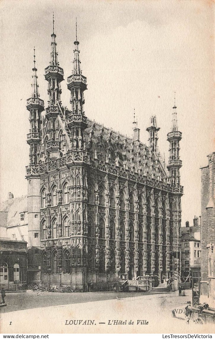 BELGIQUE - Louvain - Vue Générale De L'hôtel De Ville - Carte Postale Ancienne - Leuven