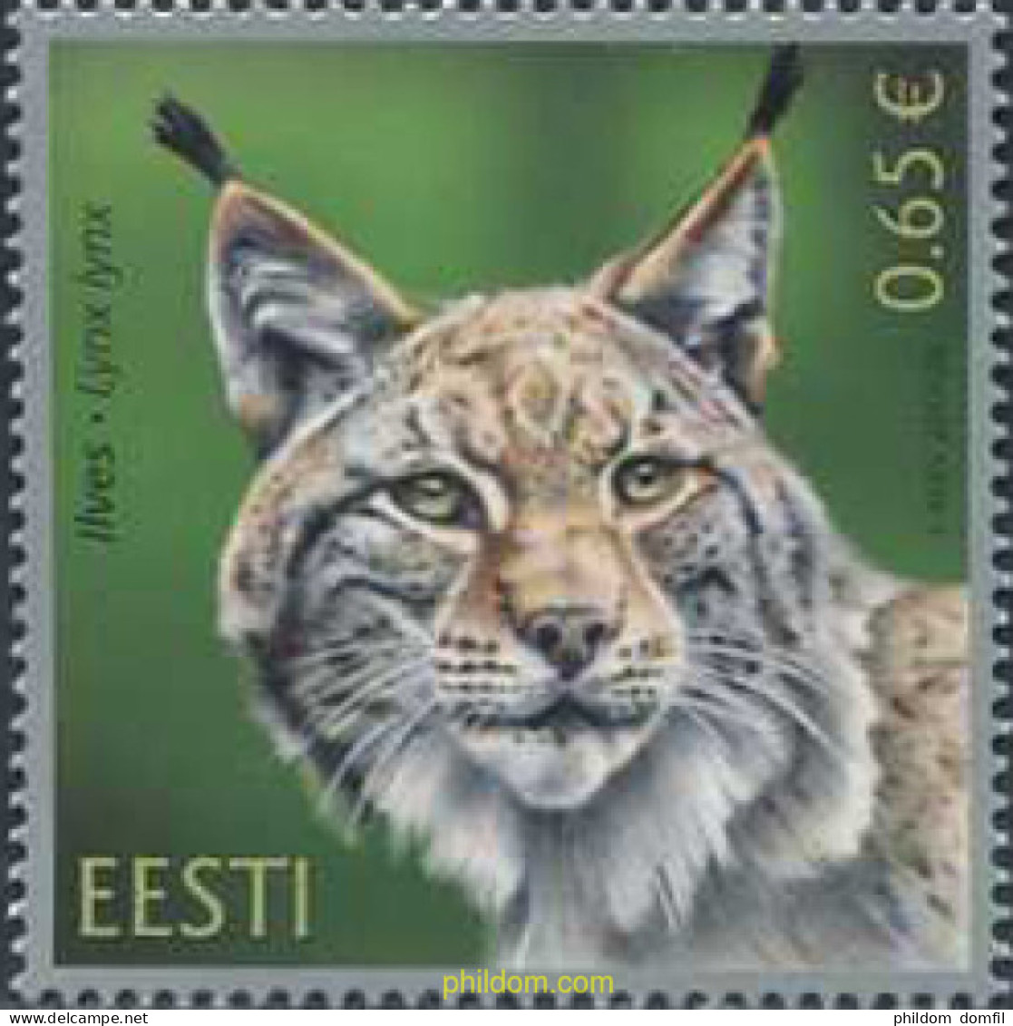 581705 MNH ESTONIA 2017 FAUNA - FELINOS - Estonie