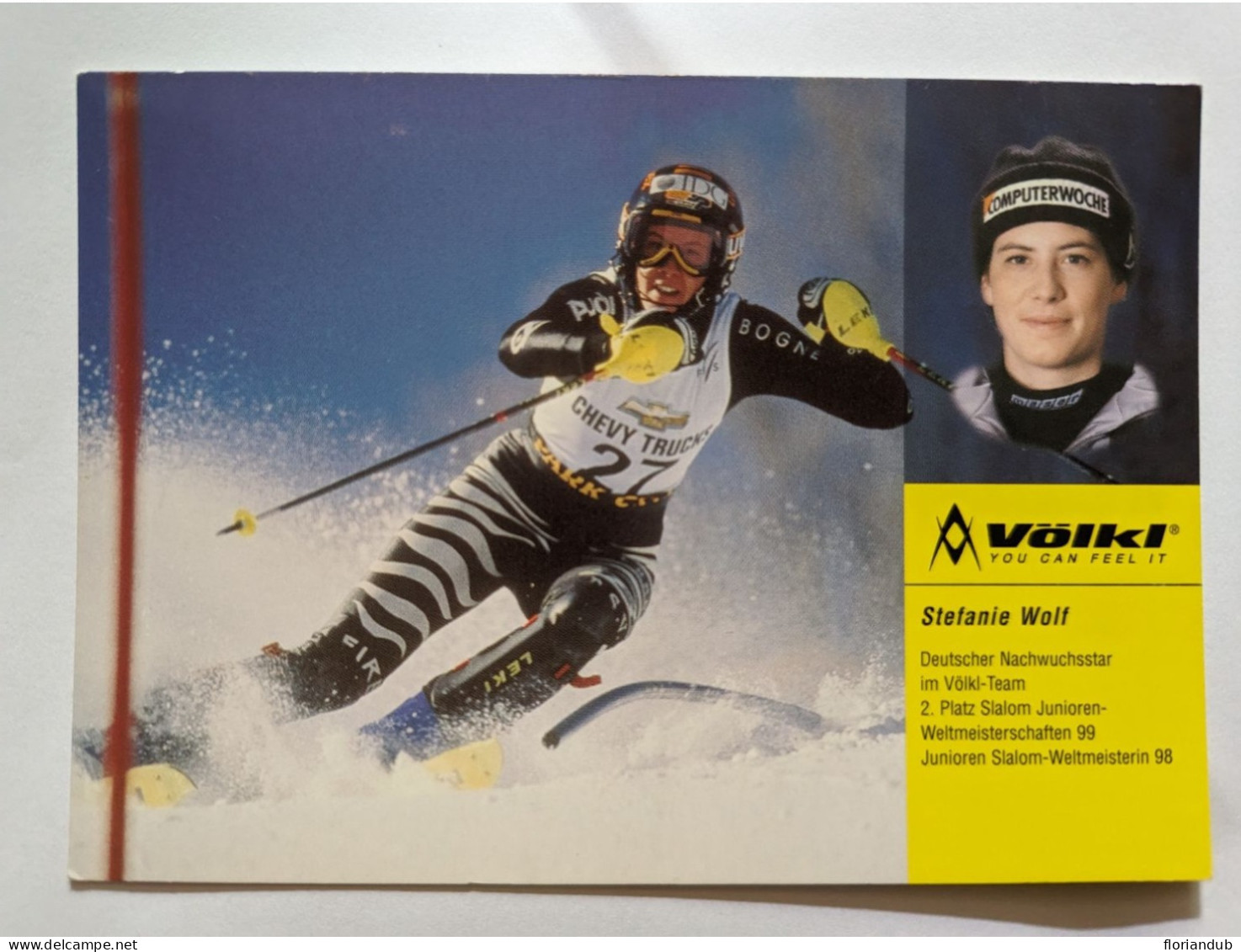 CP - Ski Alpin Stefanie Wolf Völkl - Sports D'hiver