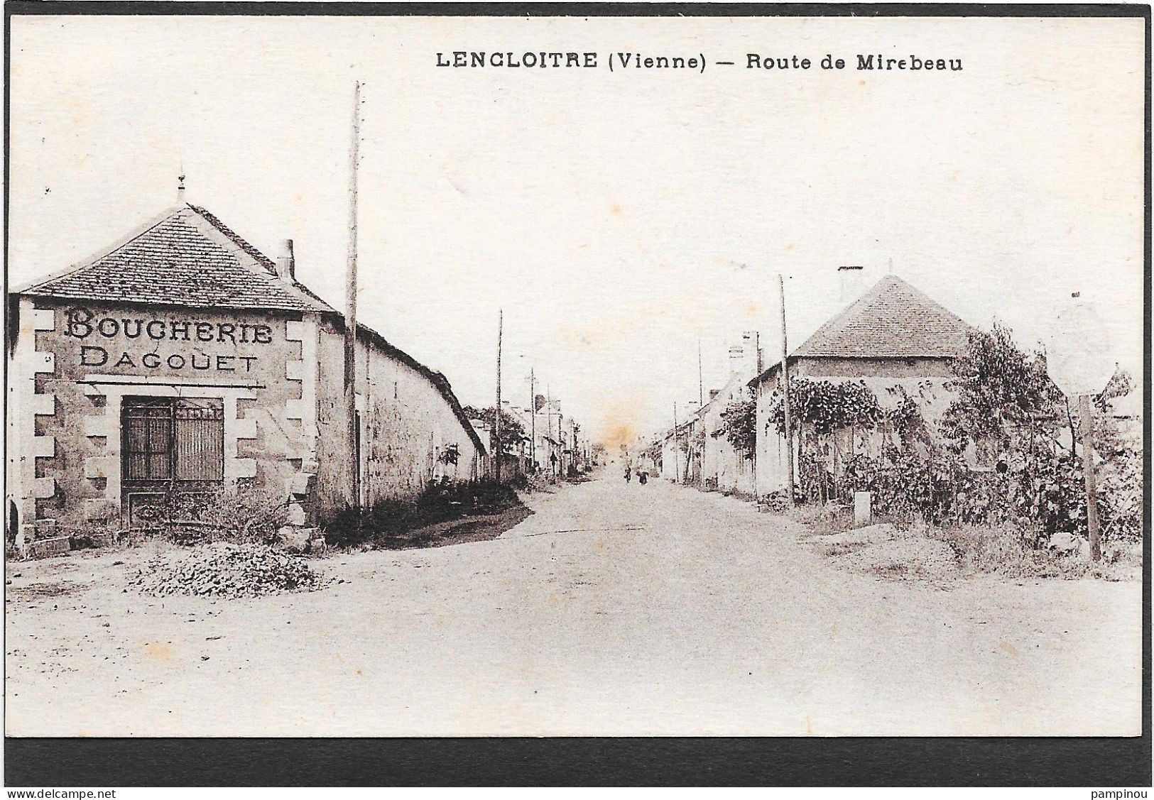 86 - LENCLOITRE - Route De Mirebeau - Lencloitre