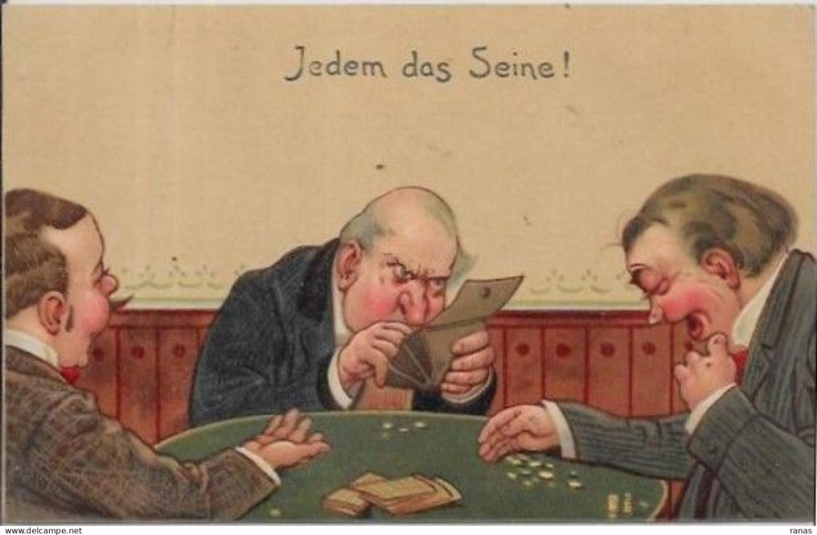 CPA Jeu De Cartes Carte à Jouer Playing Cards écrite - Speelkaarten