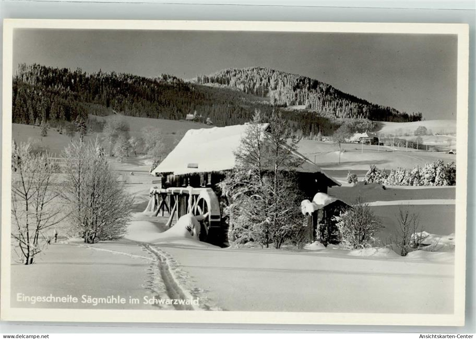 39791906 - Eingeschneite Saegemuehle Im Schwarzwald - Other & Unclassified