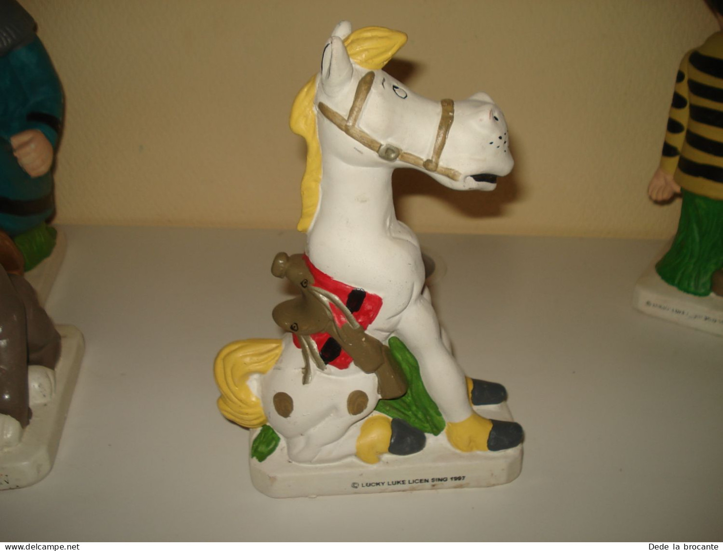 O18/ RARE Lot De 6 Figurines - Famille Dalton - Rantamplan - Jolly Jumper - 1997 - Poppetjes - Plastic