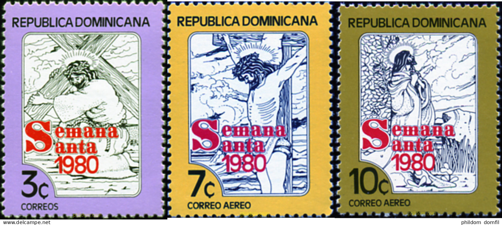 308044 MNH DOMINICANA 1980 SEMANA SANTA - Dominikanische Rep.