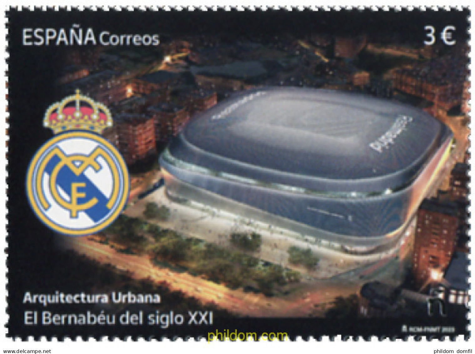 719179 MNH ESPAÑA 2023 ARQUITECTURA URBANA. EL BERNABÉU DEL SIGLO XXI. - Nuevos