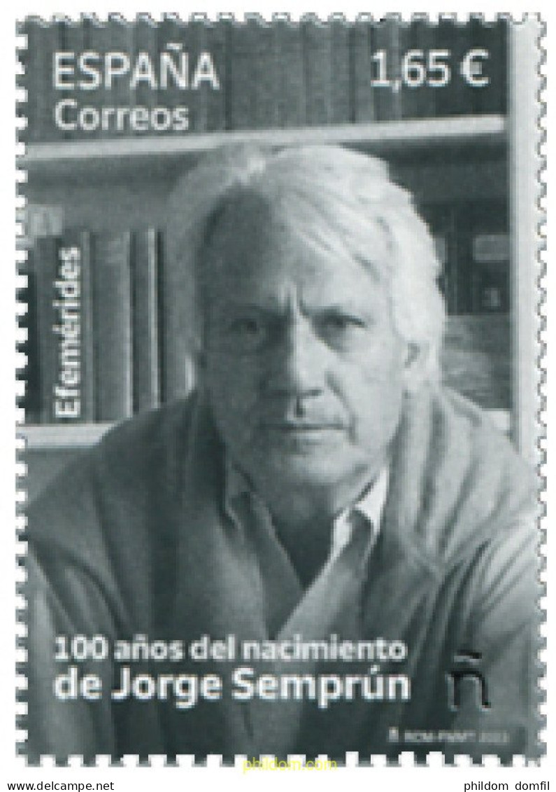 719501 MNH ESPAÑA 2023 100 AÑOS DEL NACIMIENTO DE JORGE SEMPRÚN. - Unused Stamps