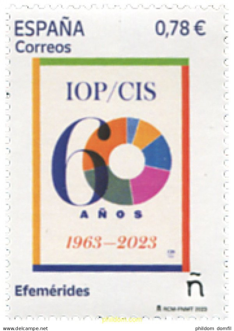 719502 MNH ESPAÑA 2023 60 ANI. CREACIÓN INSTITUTO OPINIÓN PÚBLICA (IOP) Y CENTRO DE INVESTIGACIONES SOCIOLÓGICAS (CIS) - Unused Stamps