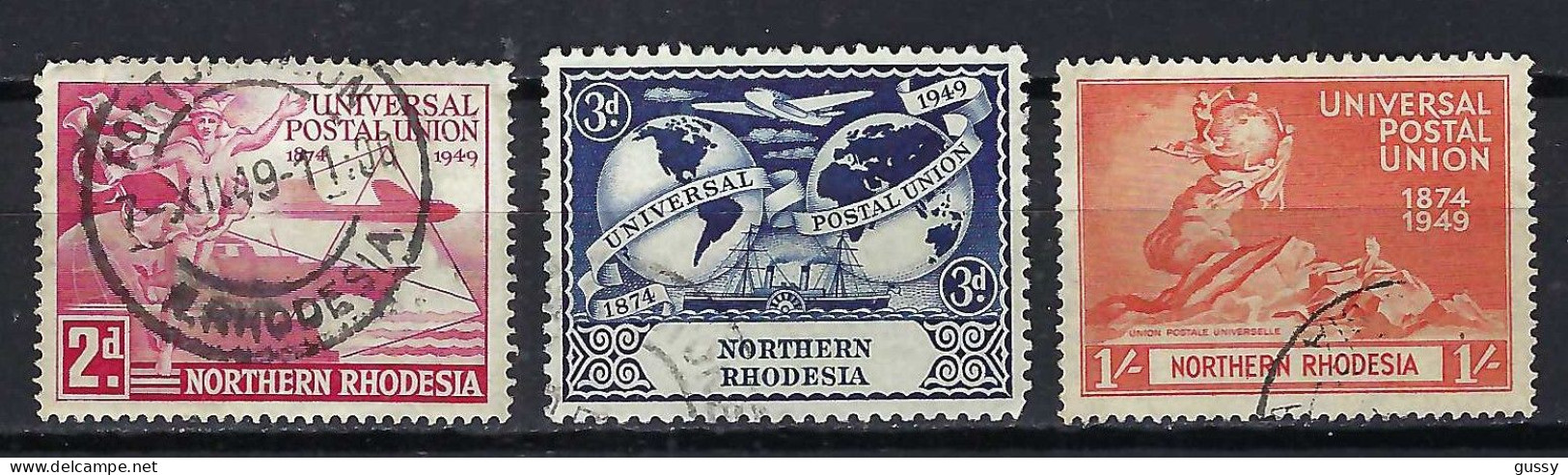 RHODESIE DU NORD Ca.1949: Lot D' Obl. - Nordrhodesien (...-1963)