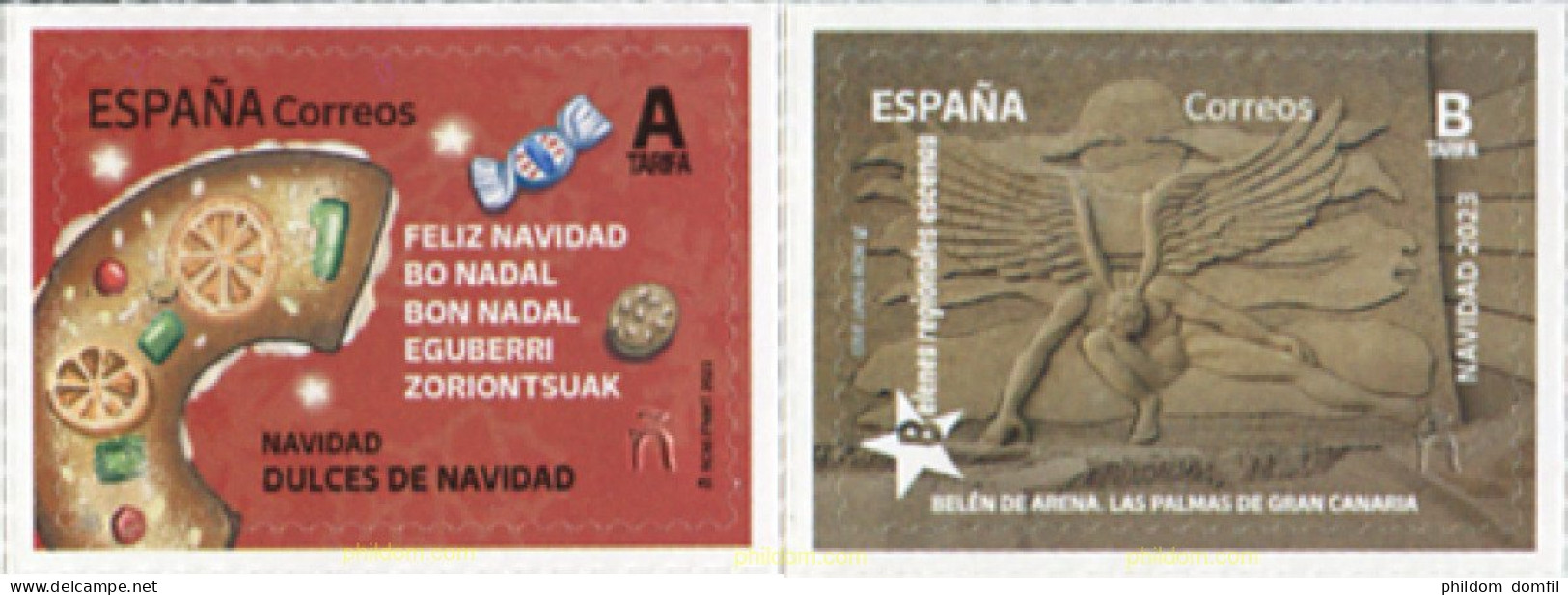 719499 MNH ESPAÑA 2023 NAVIDAD. DULCES DE NAVIDADES Y BELENES REGIONALES - Unused Stamps