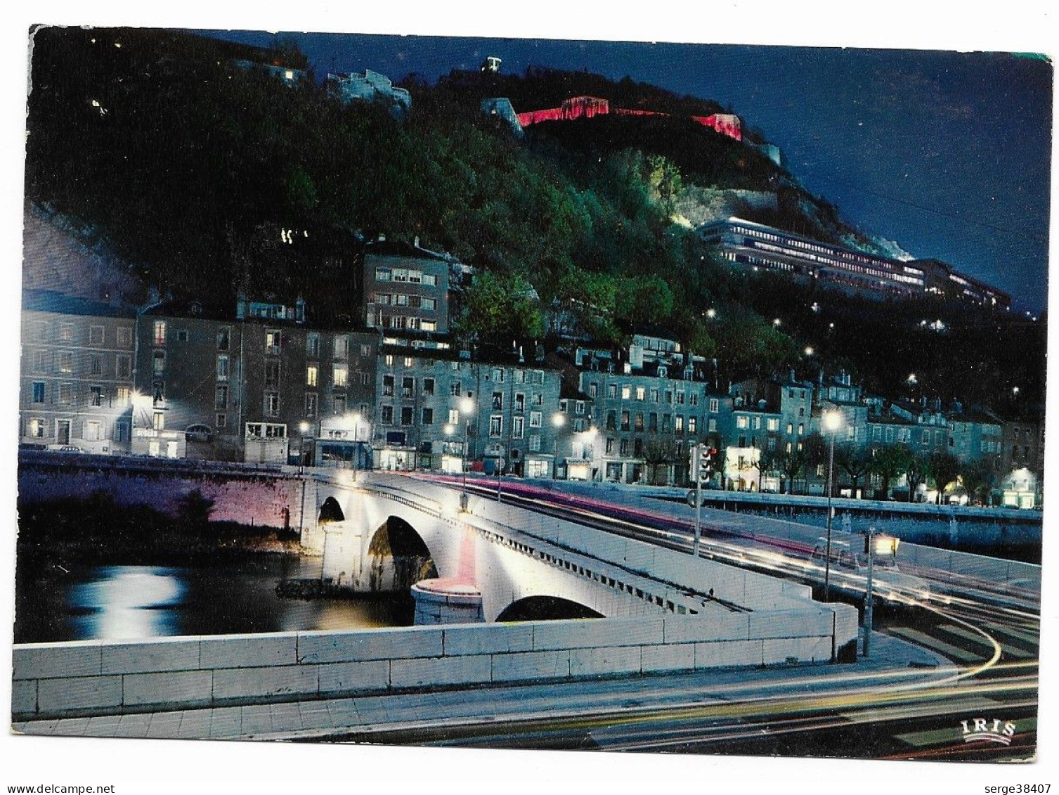 Grenoble De Nuit - Pont Gontard Et Quai Perrière - N° 185.178 # 2-23/16 - Grenoble