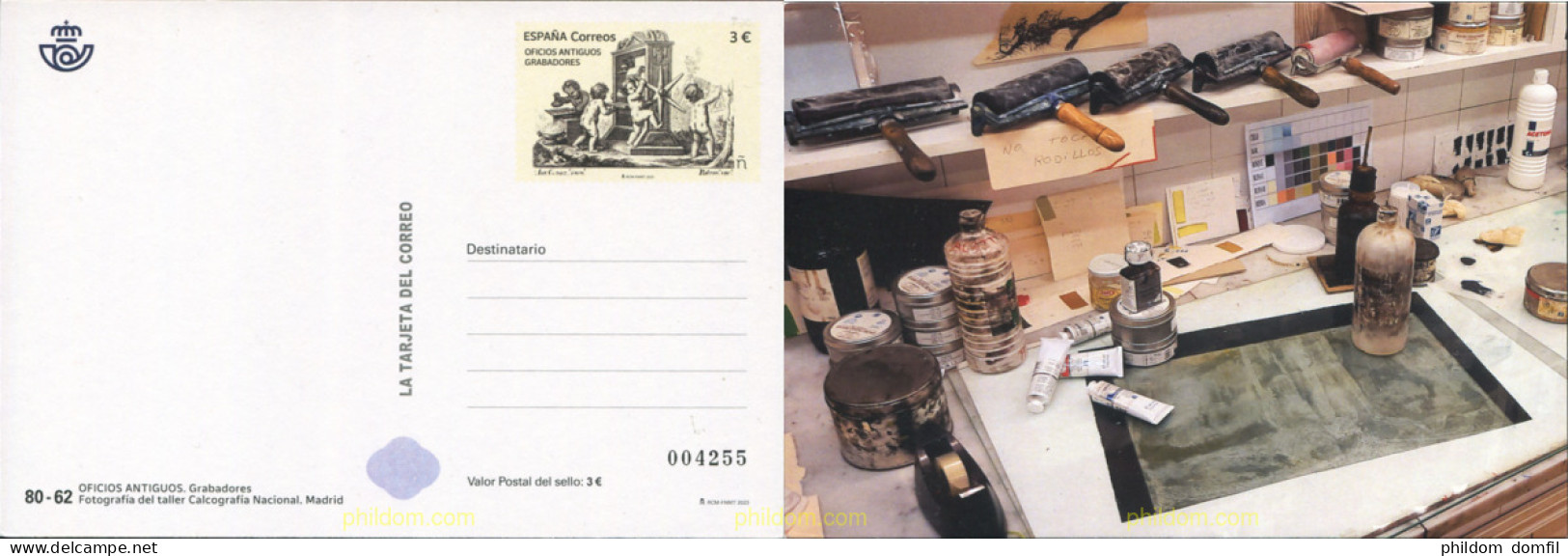 714293 MNH ESPAÑA 2023 OFICIOS ANTIGUOS - GRABADORES - Unused Stamps