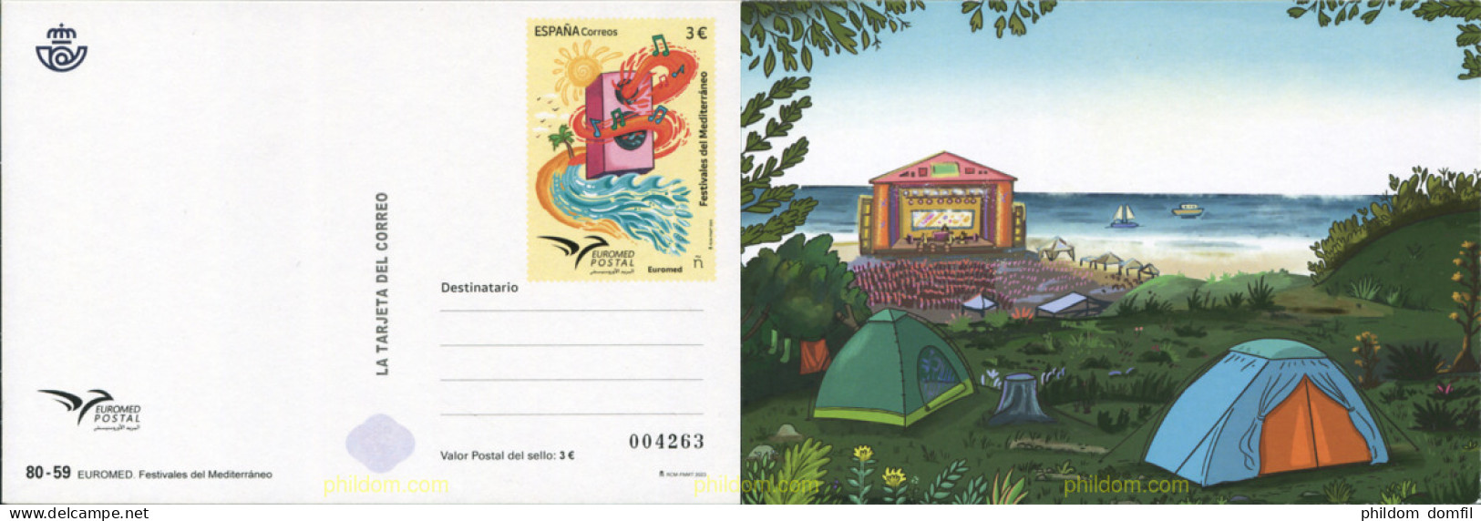 712906 MNH ESPAÑA 2023 EUROMED. FESTIVALES DEL MEDITERRÁNEO - Unused Stamps