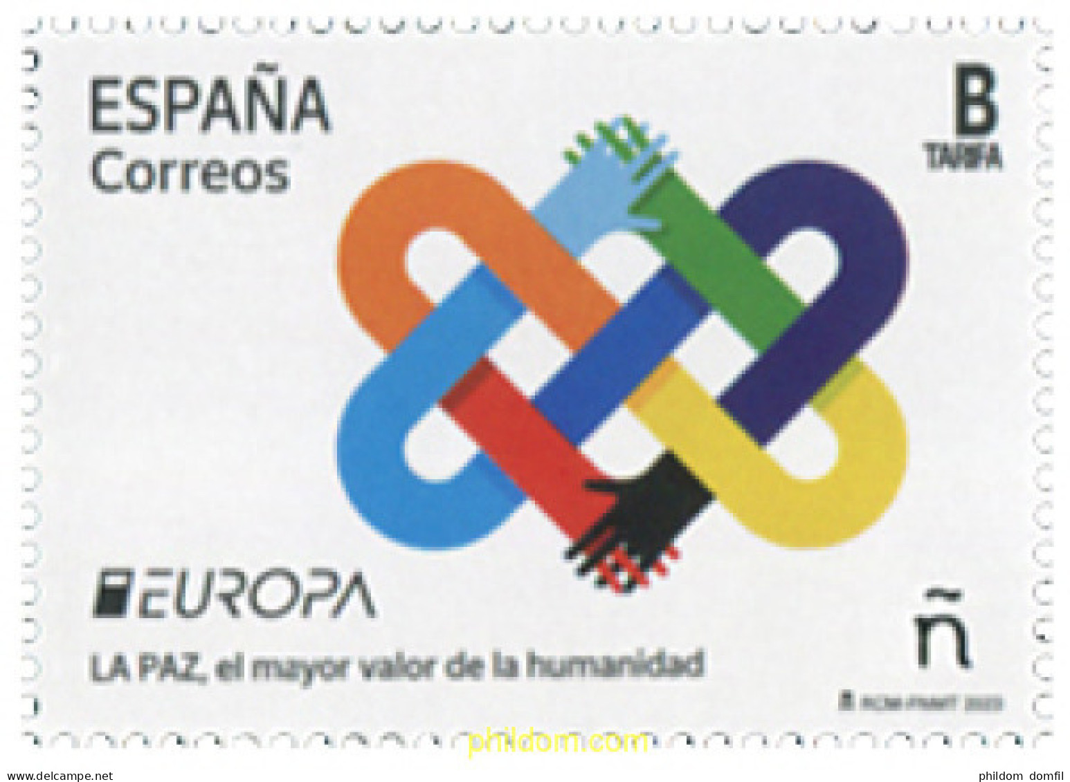 704594 MNH ESPAÑA 2023 EUROPA CEPT - LA PAZ EL MAYOR VALOR DE LA HUMANIDAD - Unused Stamps