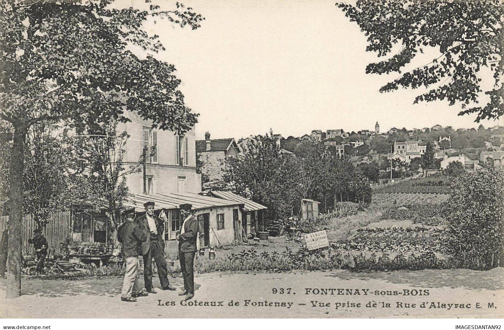 94 FONTENAY SOUS BOIS #MK33133 LES COTEAUX DE FONTENAY VUE PRISE DE LA RUE D ALAYRAC - Fontenay Sous Bois