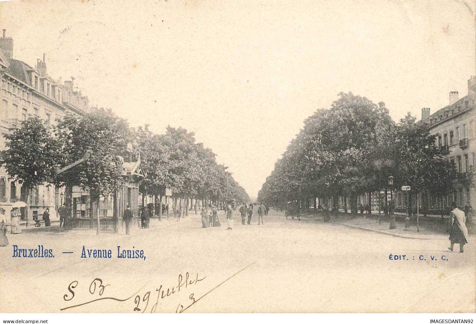 BELGIQUE #MK35397 BRUXELLES AVENUE LOUISE - Lanen, Boulevards