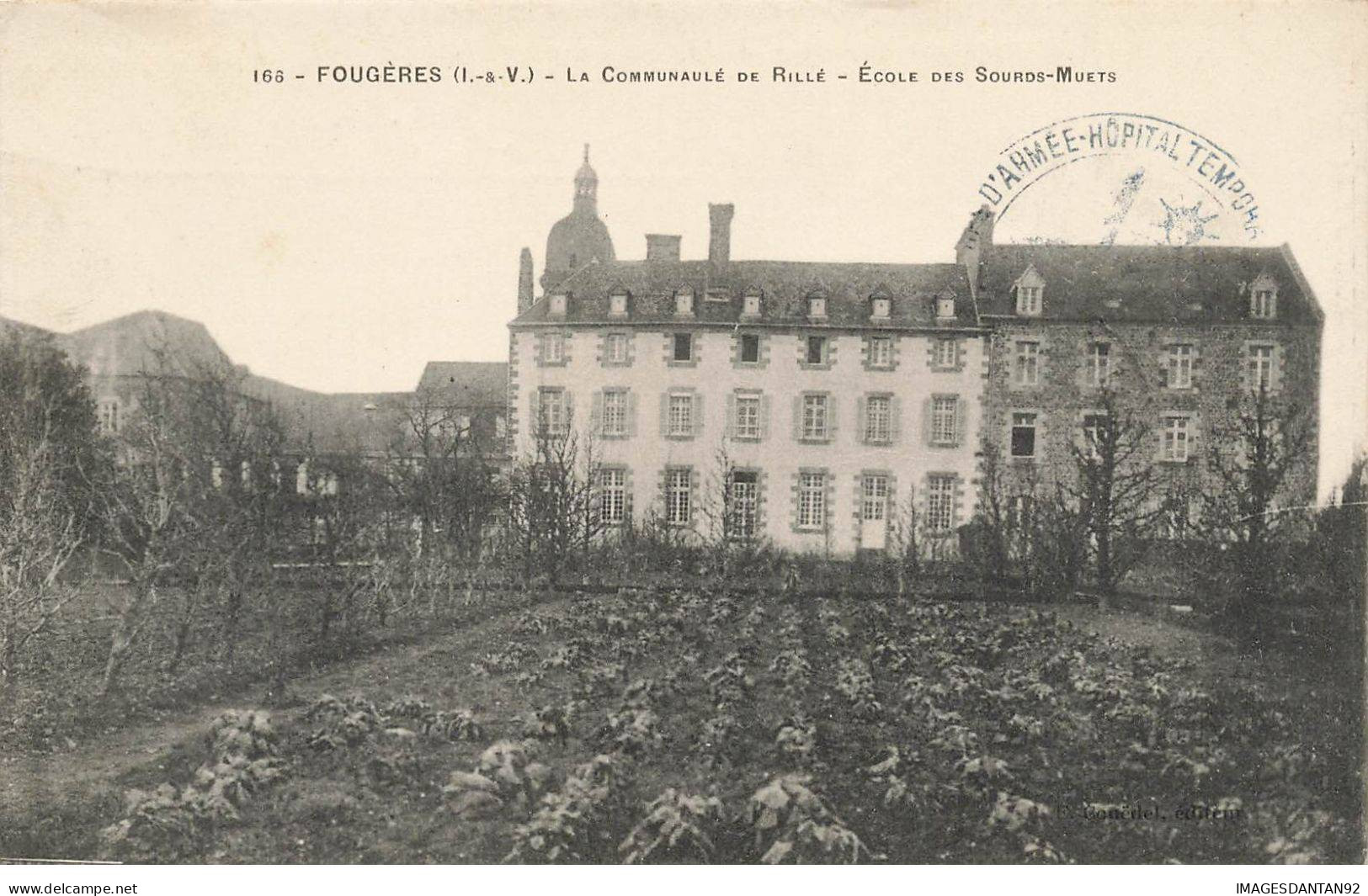 35 FOUGERES #MK33453 LA COMMUNAULE DE RILLE ECOLE DES SOURDS MUETS - Fougeres