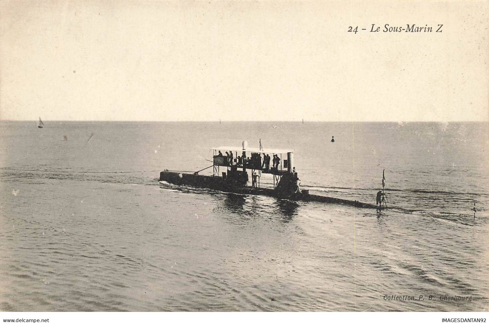 BATEAUX GUERRE #MK36352 LE SOUS MARIN Z - Submarinos