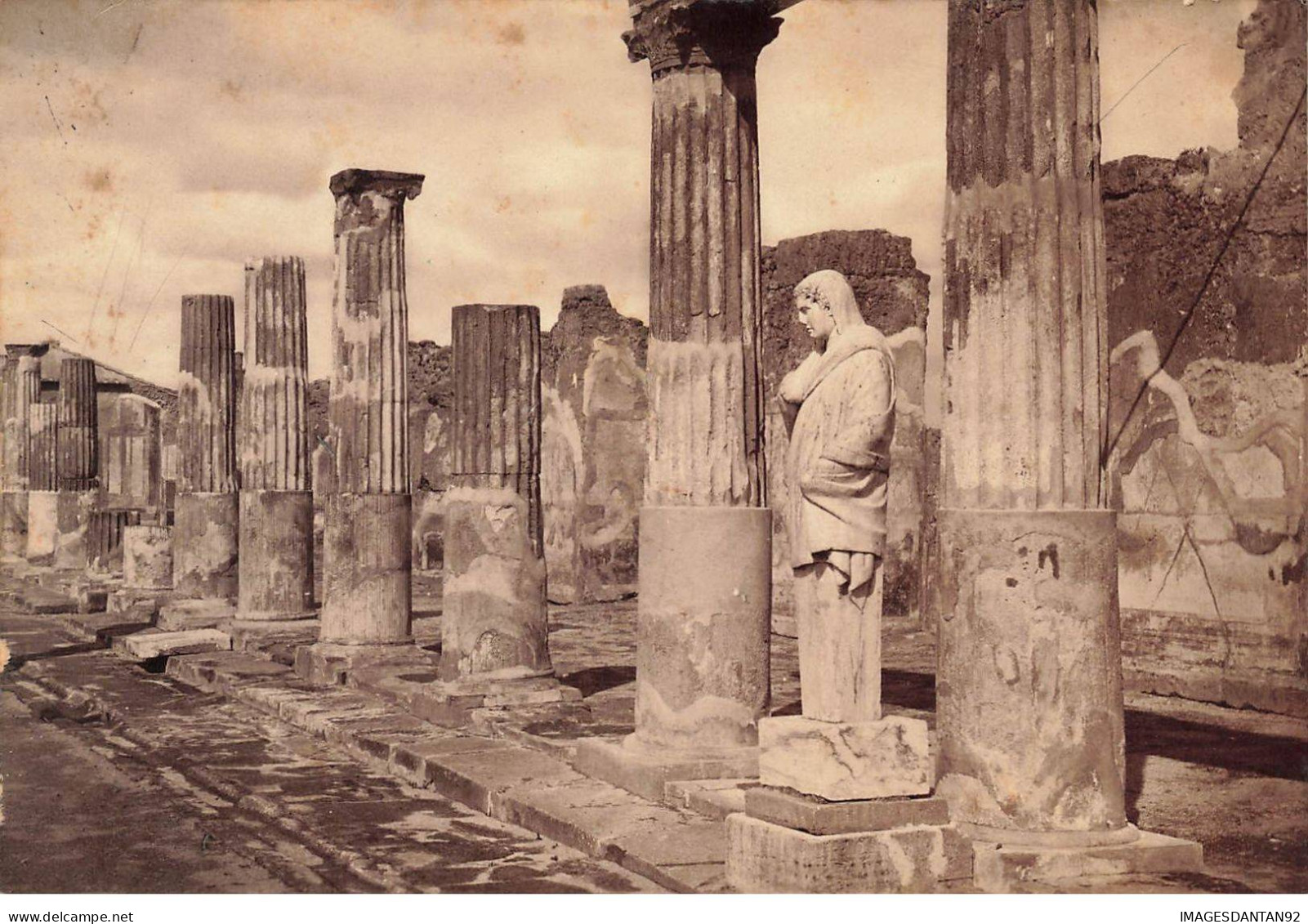 ITALIE #MK39224 TEMPLE DE VENUS POMPEI CLICHE PRIS VERS 1880 PHOTOGRAPHE MICHEL SIGALAS - Pompei
