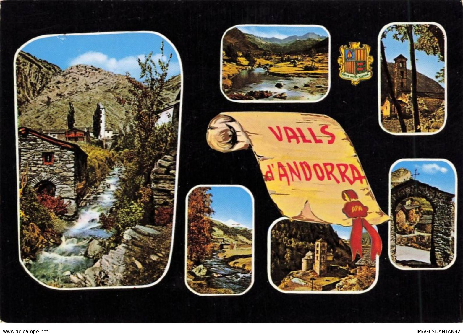ANDORRE #MK35951 VALLS D ANDORRA CARTE MULTI VUES - Andorre