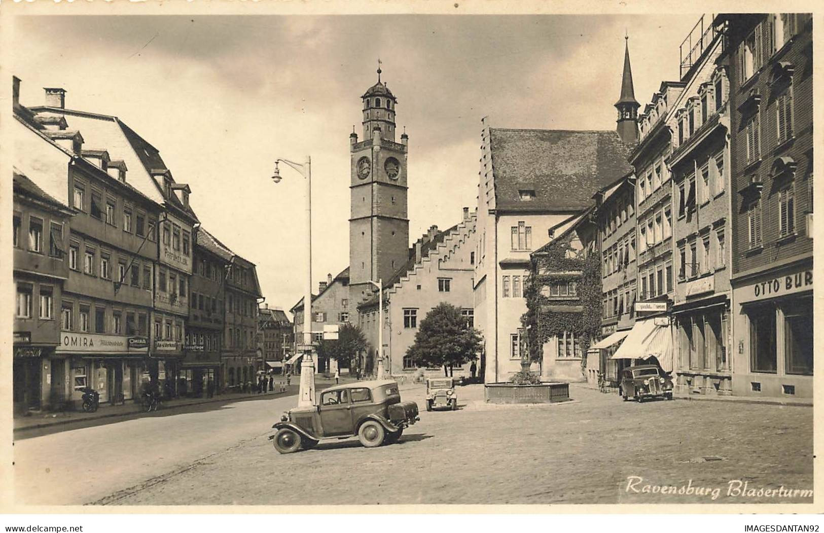 ALLEMAGNE #MK39426 RAVENSBURG BLASERTURM AUTO VOITURE - Ravensburg