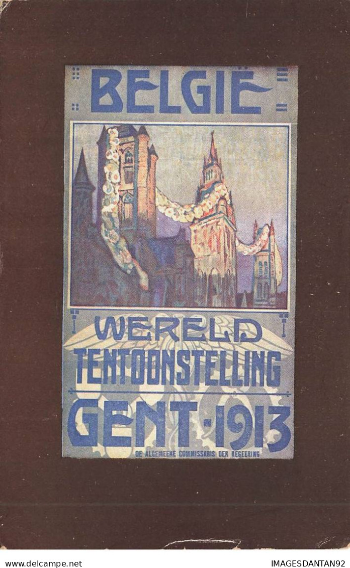 BELGIQUE #MK35476 BELGIE GAND WERELD TENTOONSTELLING GENT 1913 - Gent