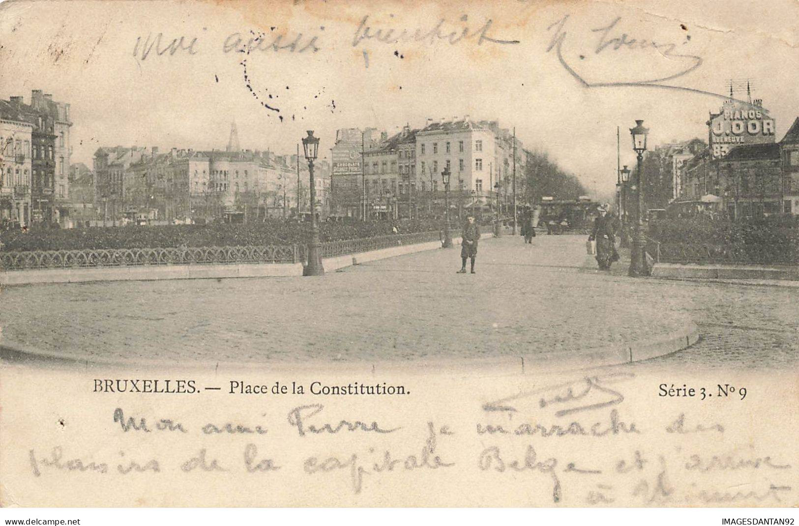 BELGIQUE #MK35394 BRUXELLES PLACE DE LA CONSTITUTION - Plätze