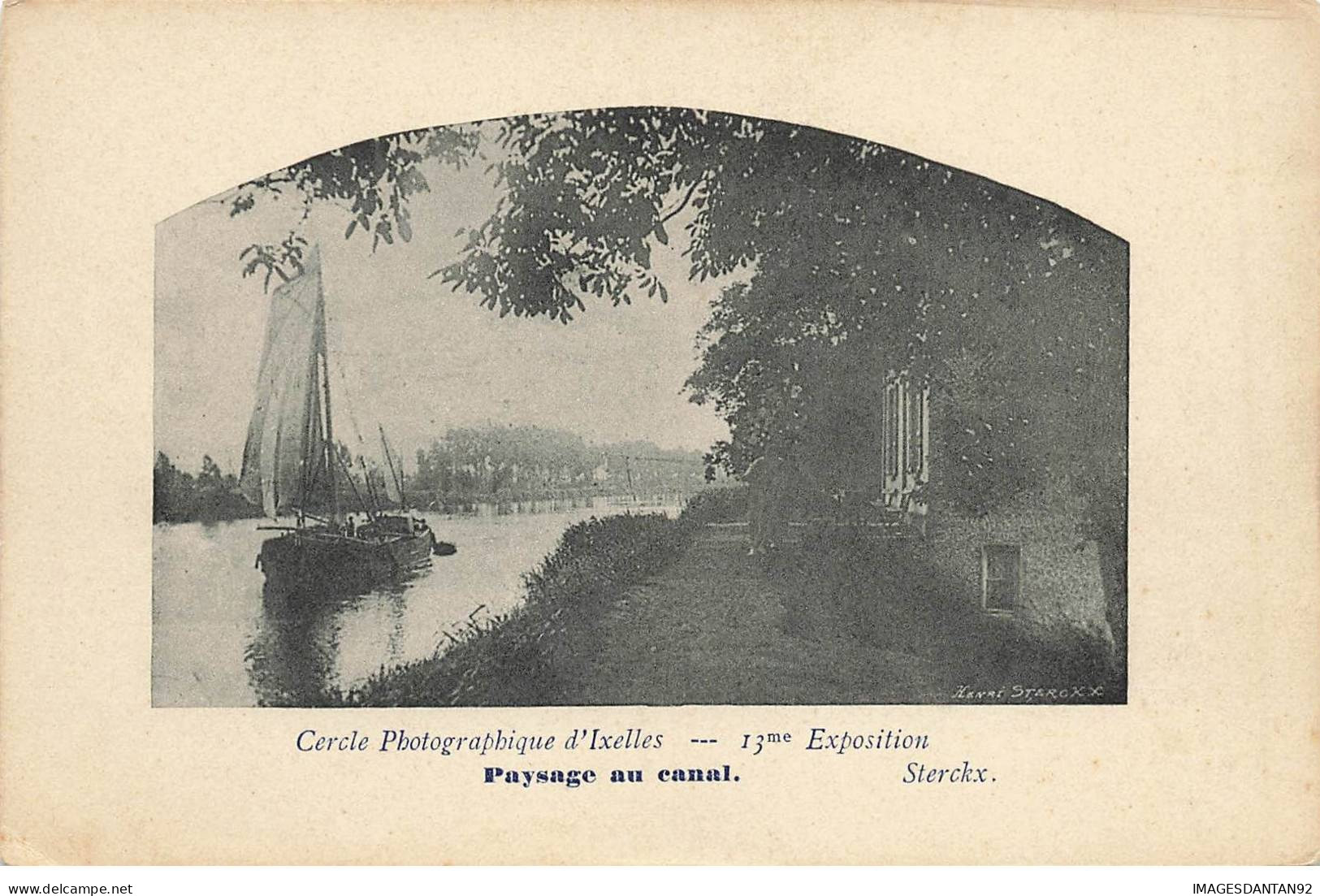 BELGIQUE #MK35387 BRUXELLES PAYSAGE AU CANAL BATEAU - Andere & Zonder Classificatie