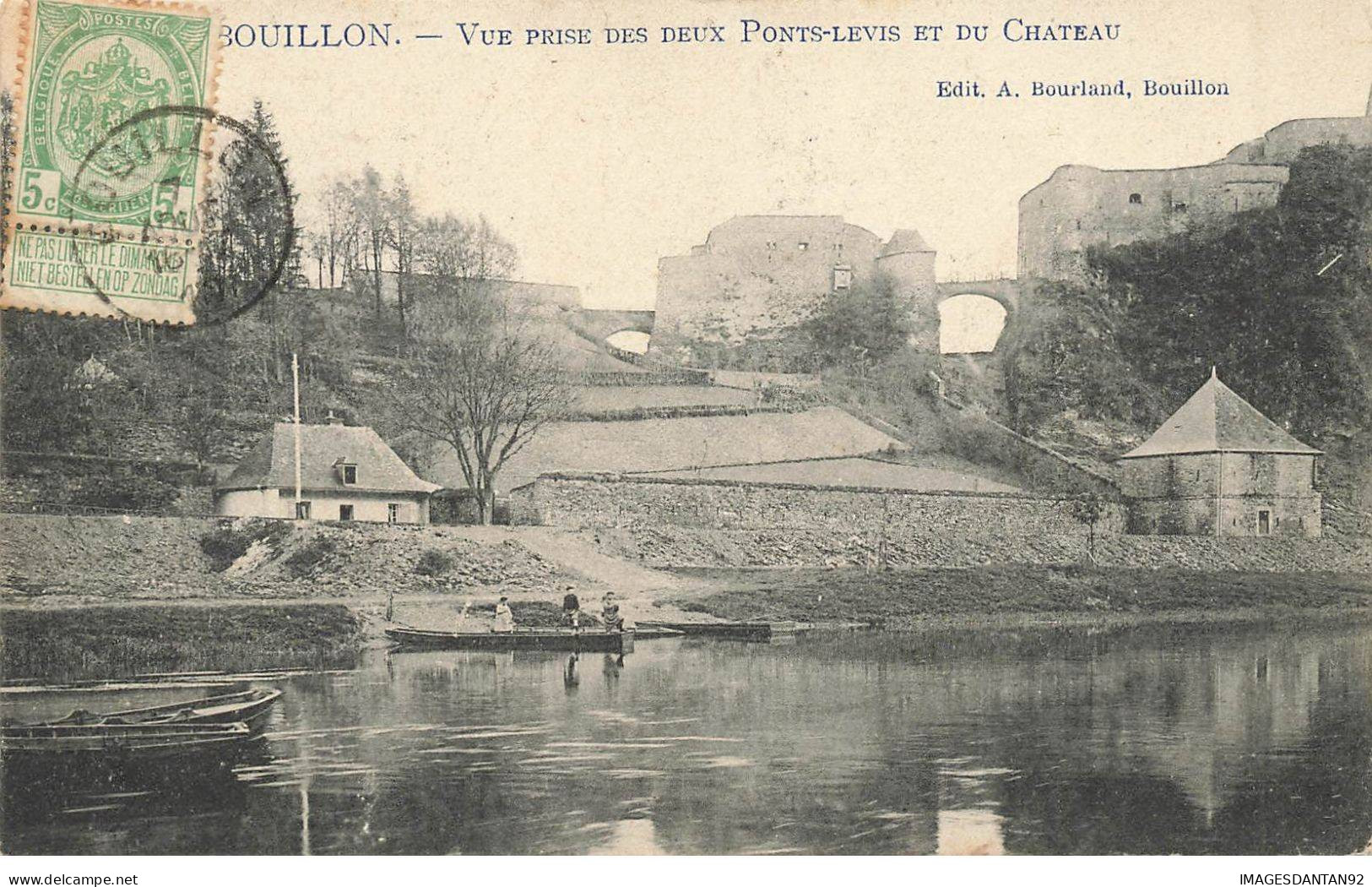 BELGIQUE #MK35458 BOUILLON VUE PRISE DES DEUX PONTS LEVIS ET DU CHATEAU - Bouillon