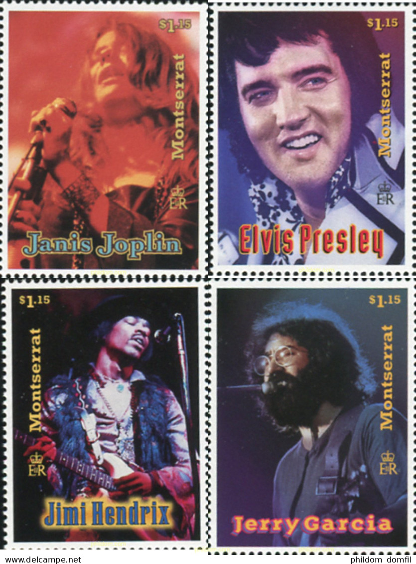 224946 MNH MONTSERRAT 1997 LEYENDAS DE LA MUSICA - Montserrat