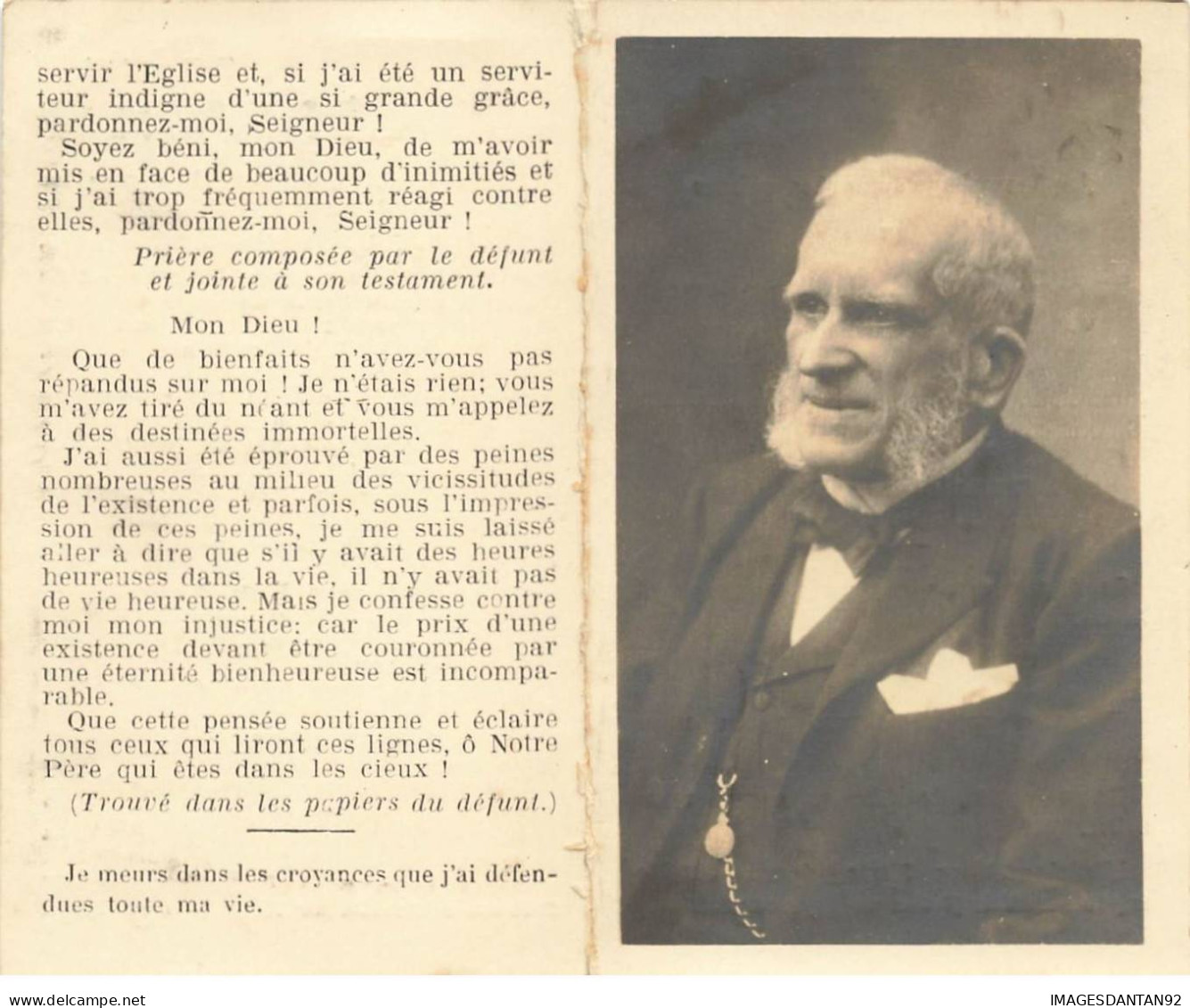 FAIRE PART DECES #FG40198 BELGIQUE BRUXELLES COMTE WOESTE MINISTRE D ETAT - Obituary Notices