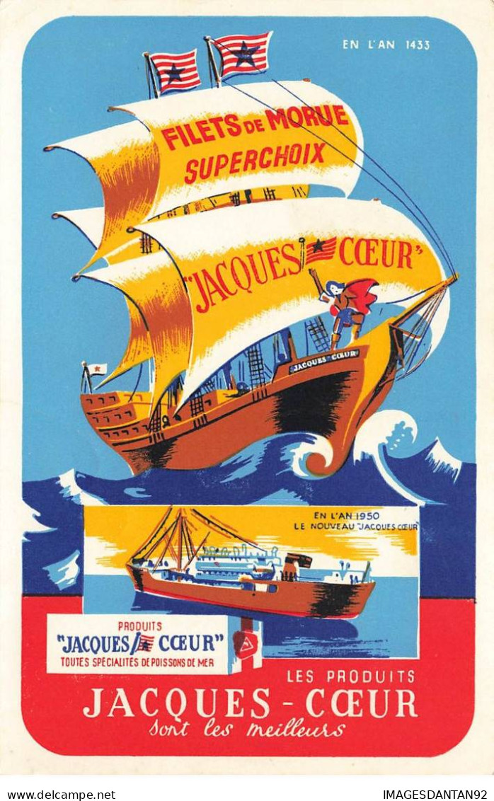 PUBLICITE #FG37966 JACQUES COEUR FILETS DE MORUE - Advertising