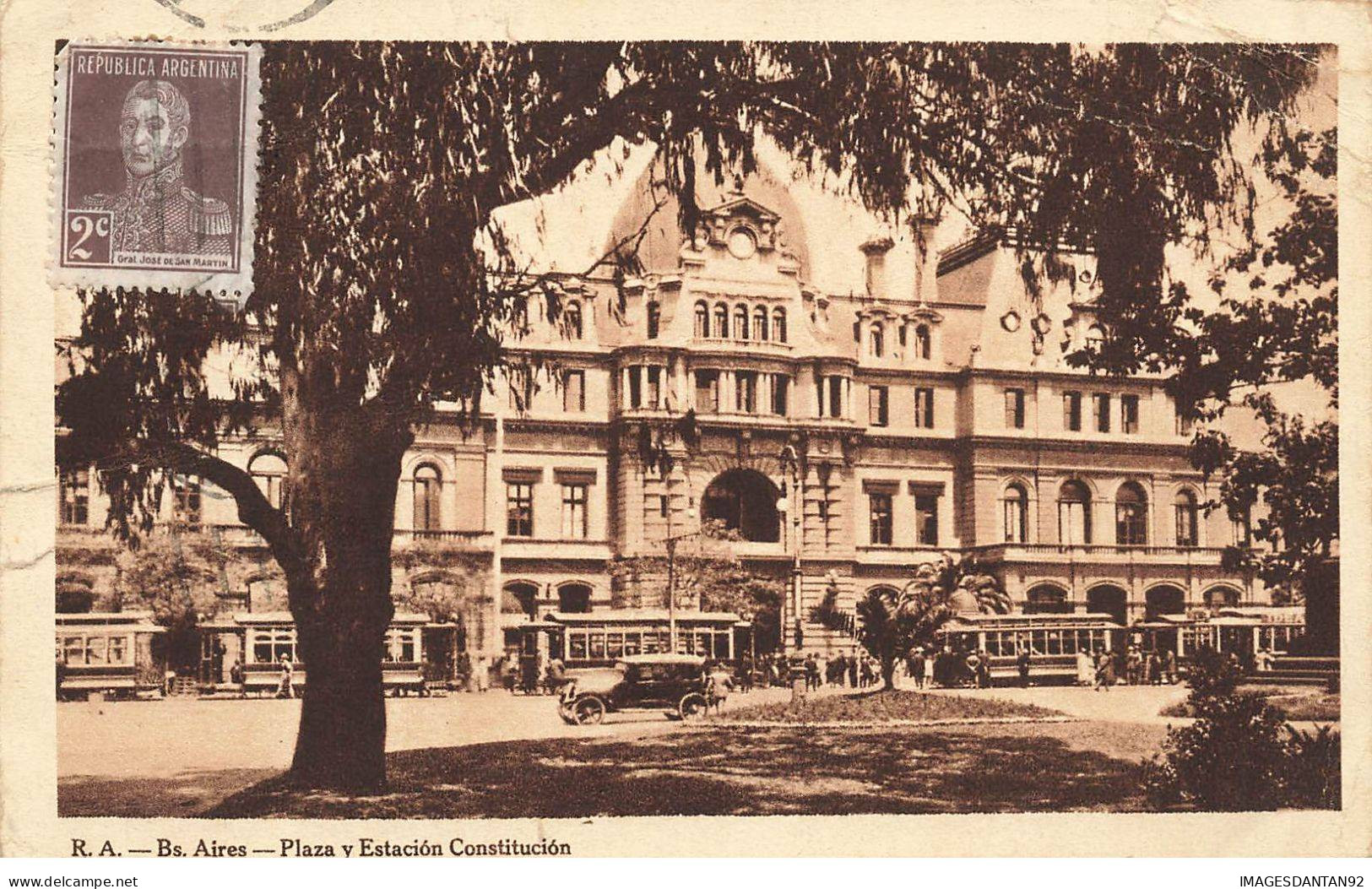 ARGENTINE #MK34200 BUENOS AIRES . PLAZA Y ESTACION CONSTITUCION - Argentinien