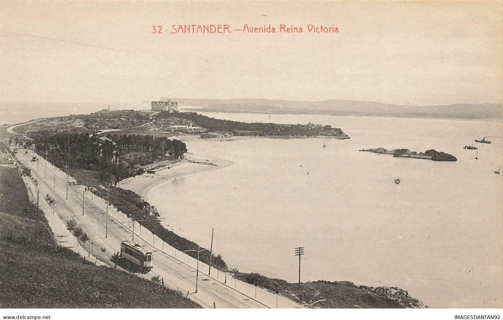 ESPAGNE #AS31553 SANTANDER AVENIDA REINA VICTORIA - Cantabrië (Santander)