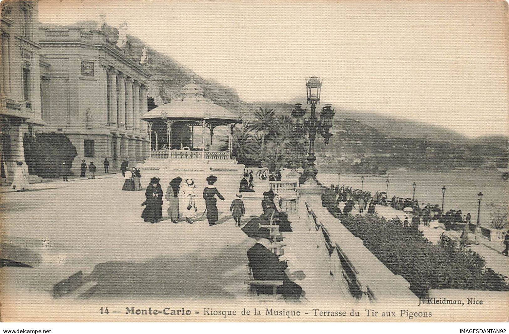 MONACO #MK34188 MONTE CARLO . KIOSQUE DE LA MUSIQUE TERRASSE DU TIR AUX PIGEONS - Monte-Carlo