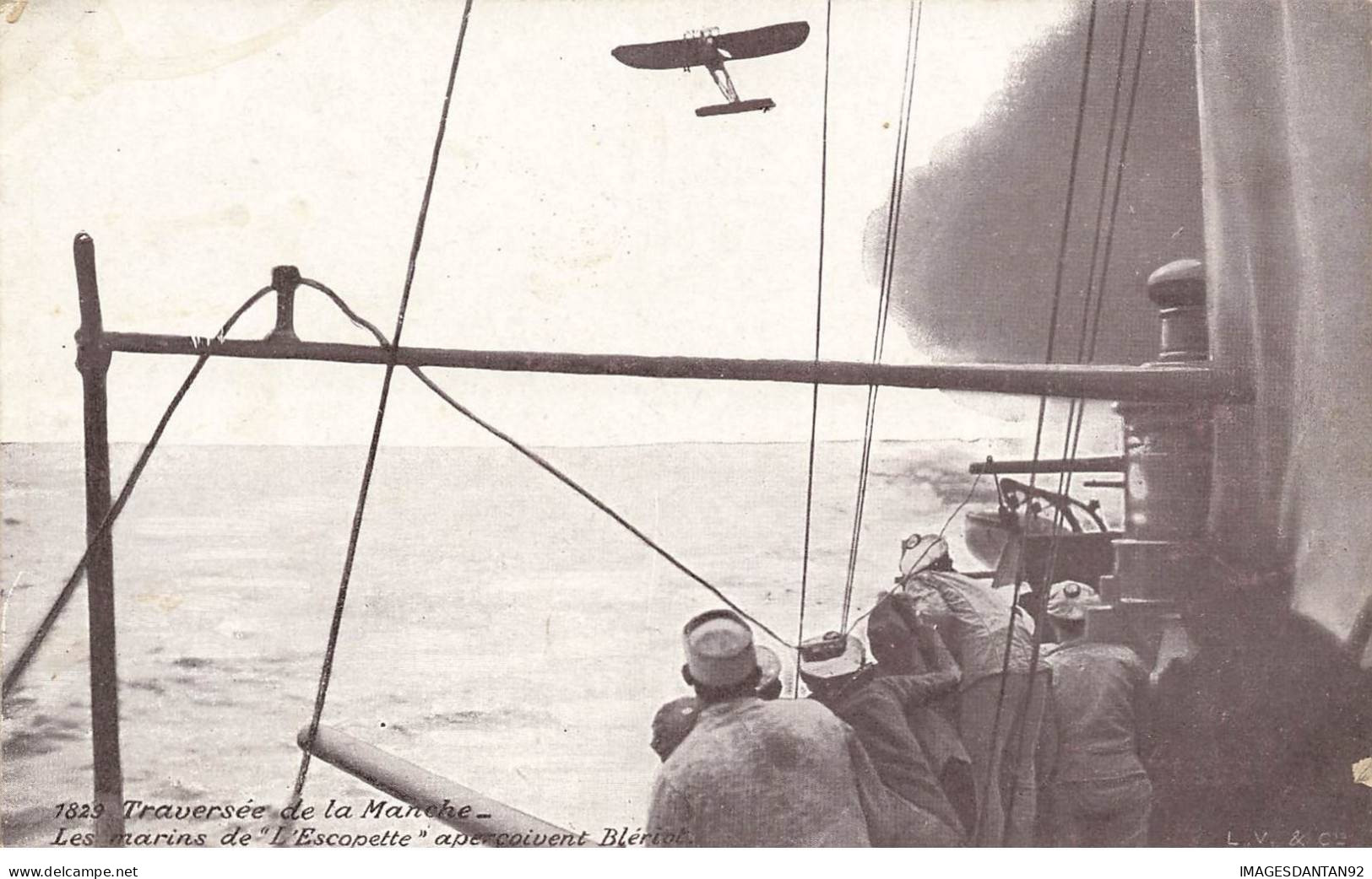 AVIATION #FG37935 TRAVERSEE DE LA MANCHE BLERIOT AVION - ....-1914: Precursors