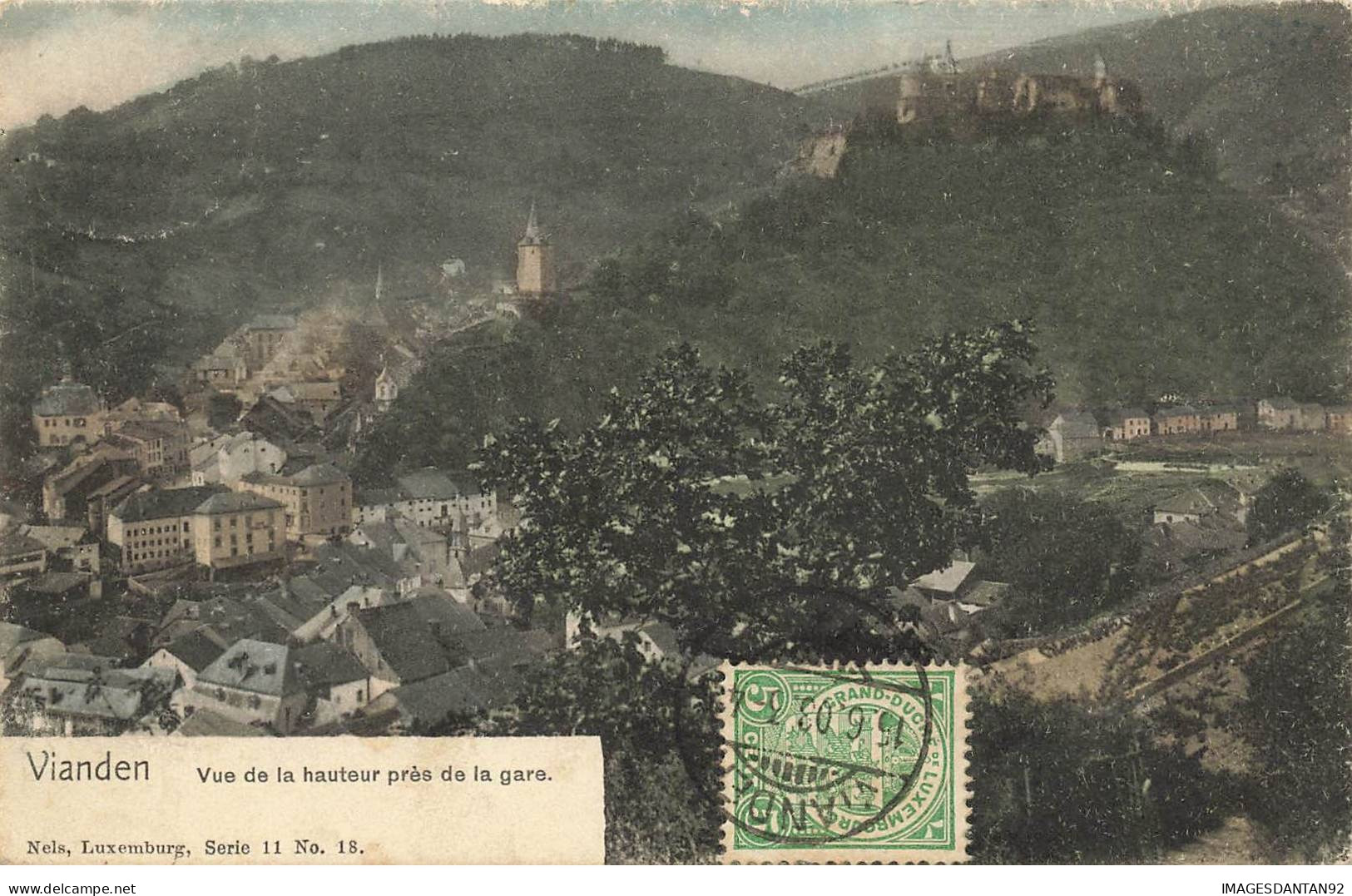 LUXEMBOURG #AS31350 VIANDEN VUE DE LA HAUTEUR PRES DE LA GARE EDIT NELS - Vianden