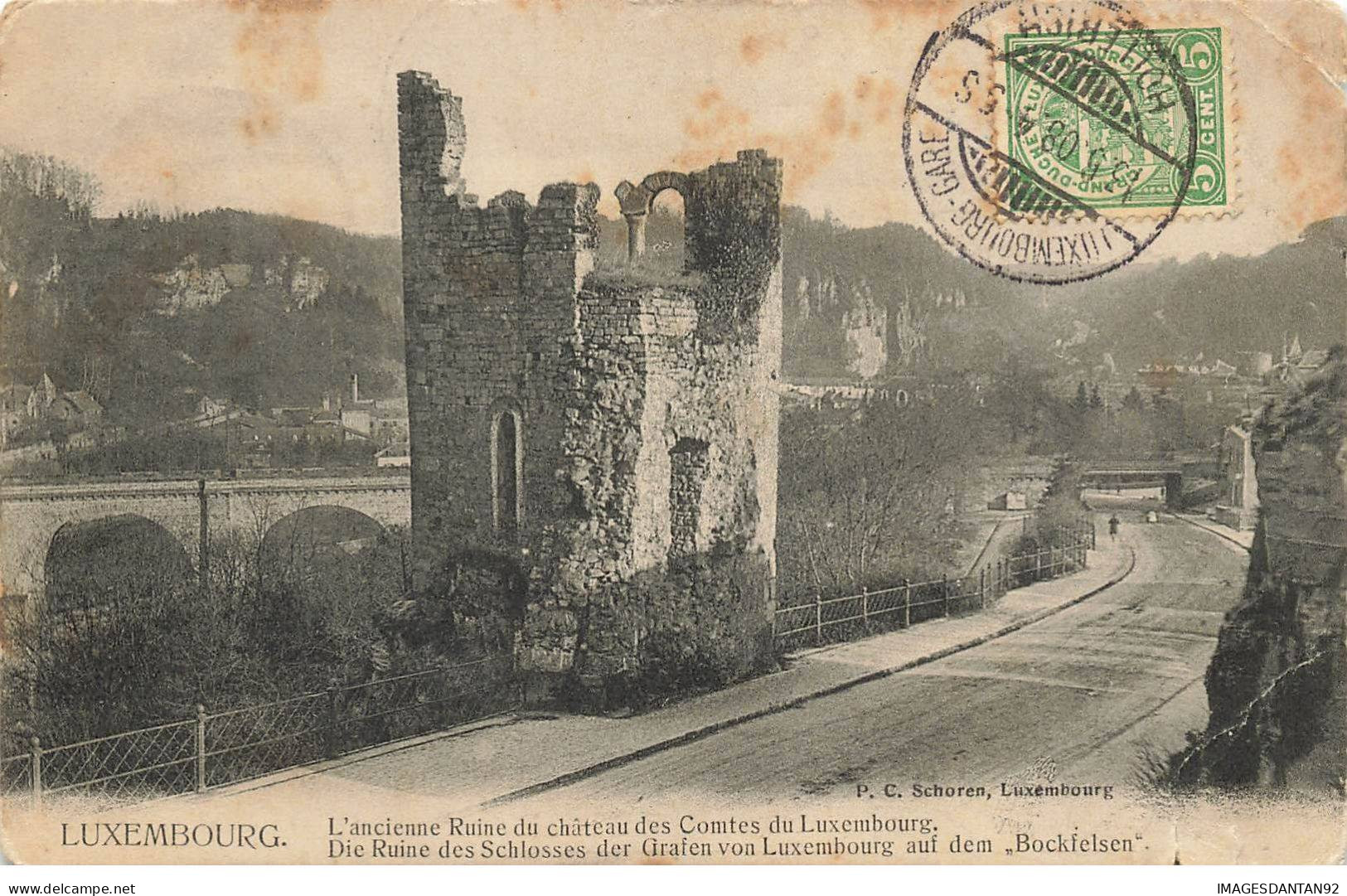LUXEMBOURG #AS31356 LUXEMBOURG L ANCIENNE RUINE DU CHATEAU DES COMTES DU LUXEMBOURG - Luxembourg - Ville
