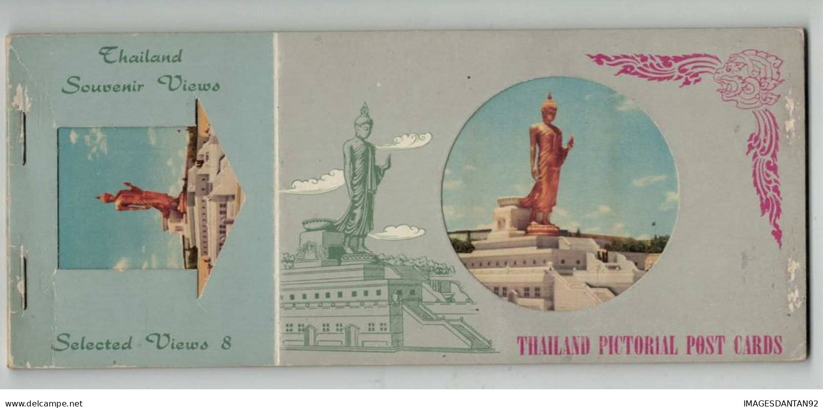 THAILANDE #FG35311 THAILAND CARNET 9 VUES VIEWS COMPLET - Thaïland