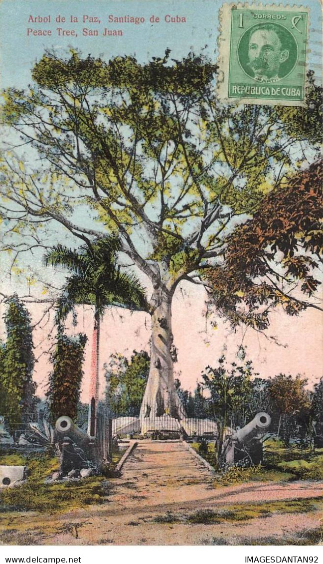 CUBA #MK34218 ARBOL DE LA PAZ SANTIAGO DE CUBA PEACE TREE SAN JUAN ARBRE TREE - Kuba