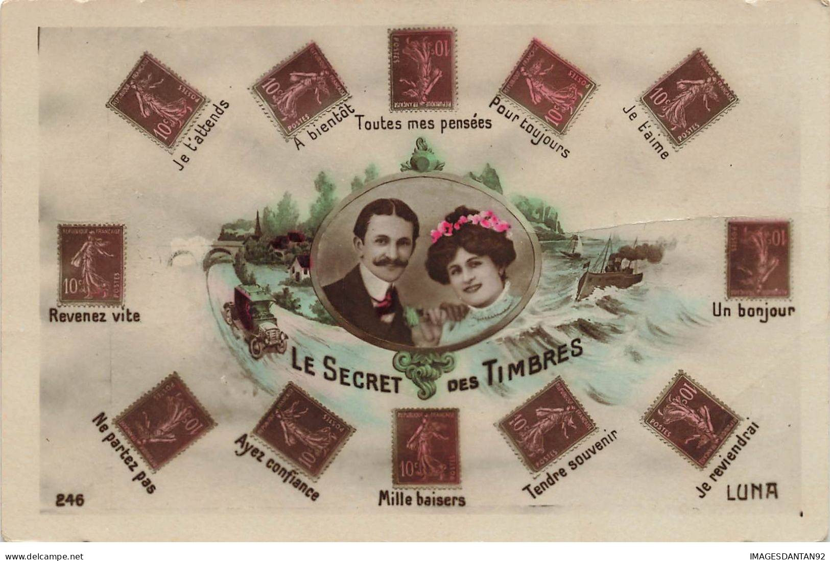 REPRESENTATION TIMBRES #MK39609 TOUTES MES PENSEES LE SECRET DES TIMBRES - Stamps (pictures)