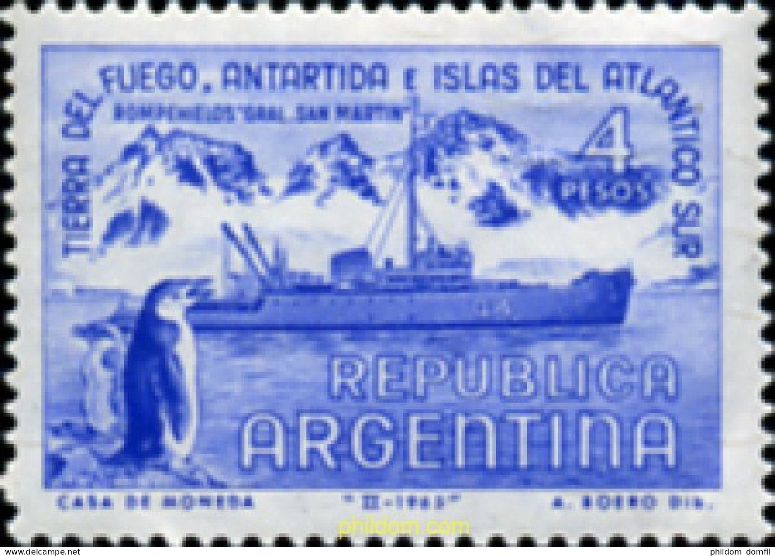 727020 HINGED ARGENTINA 1965 TERRITORIOS ANTARTICOS ARGENTINOS - Neufs