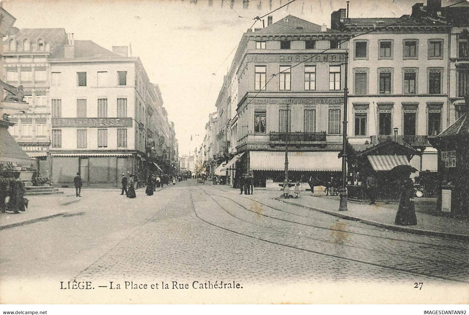 BELGIQUE #MK35571 LIEGE LA PLACE ET LA RUE CATHEDRALE - Lüttich