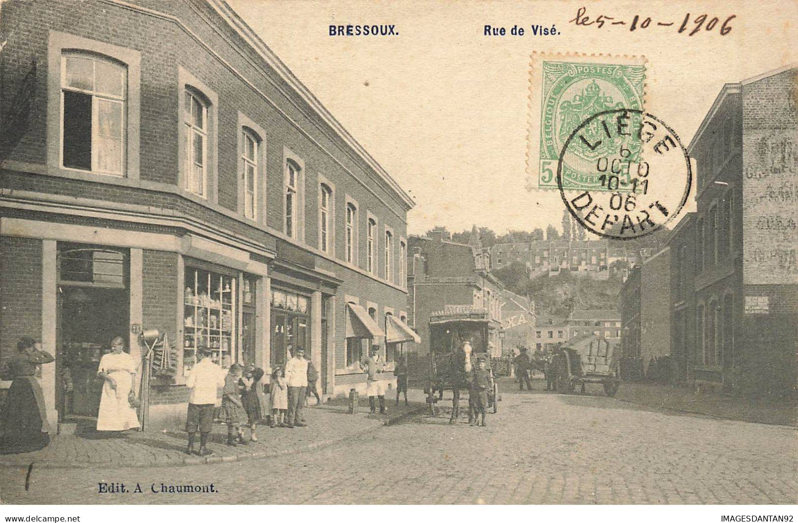 BELGIQUE #MK35557 BRESSOUX RUE DE VISE FIACRE CHEVAL - Other & Unclassified