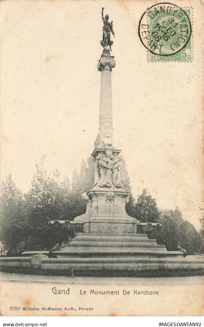 BELGIQUE #MK35491 GAND LE MONUMENT DE KERCHOVE - Gent