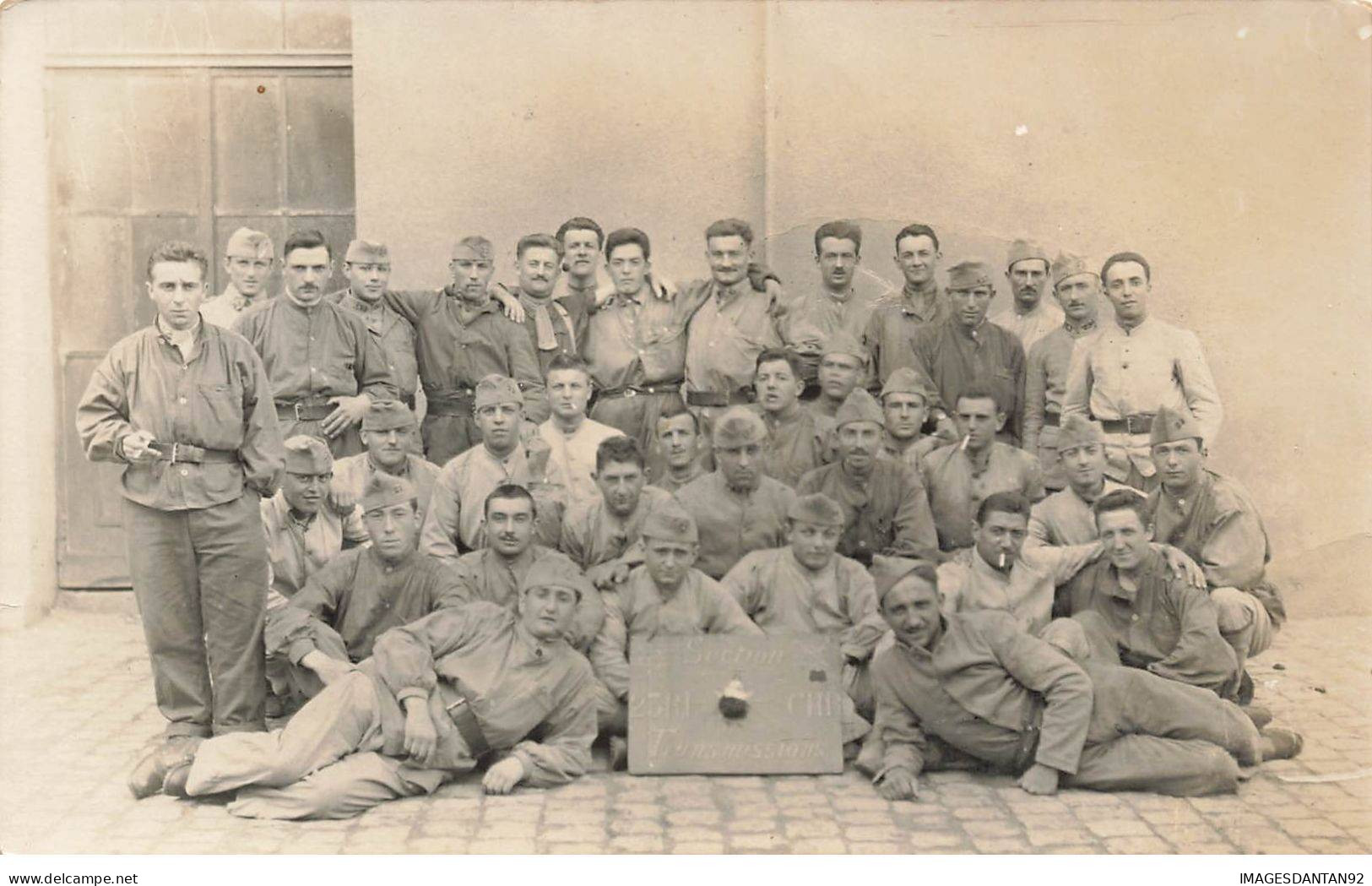 ALLEMAGNE #MK34609 METTMANN 23EME REGIMENT INFANTERIE SECTION DES TRANSMISSIONS CARTE PHOTO - Mettmann