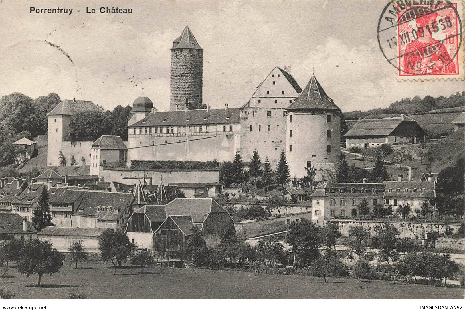 SUISSE #MK39329 PORRENTRUY LE CHATEAU - Porrentruy