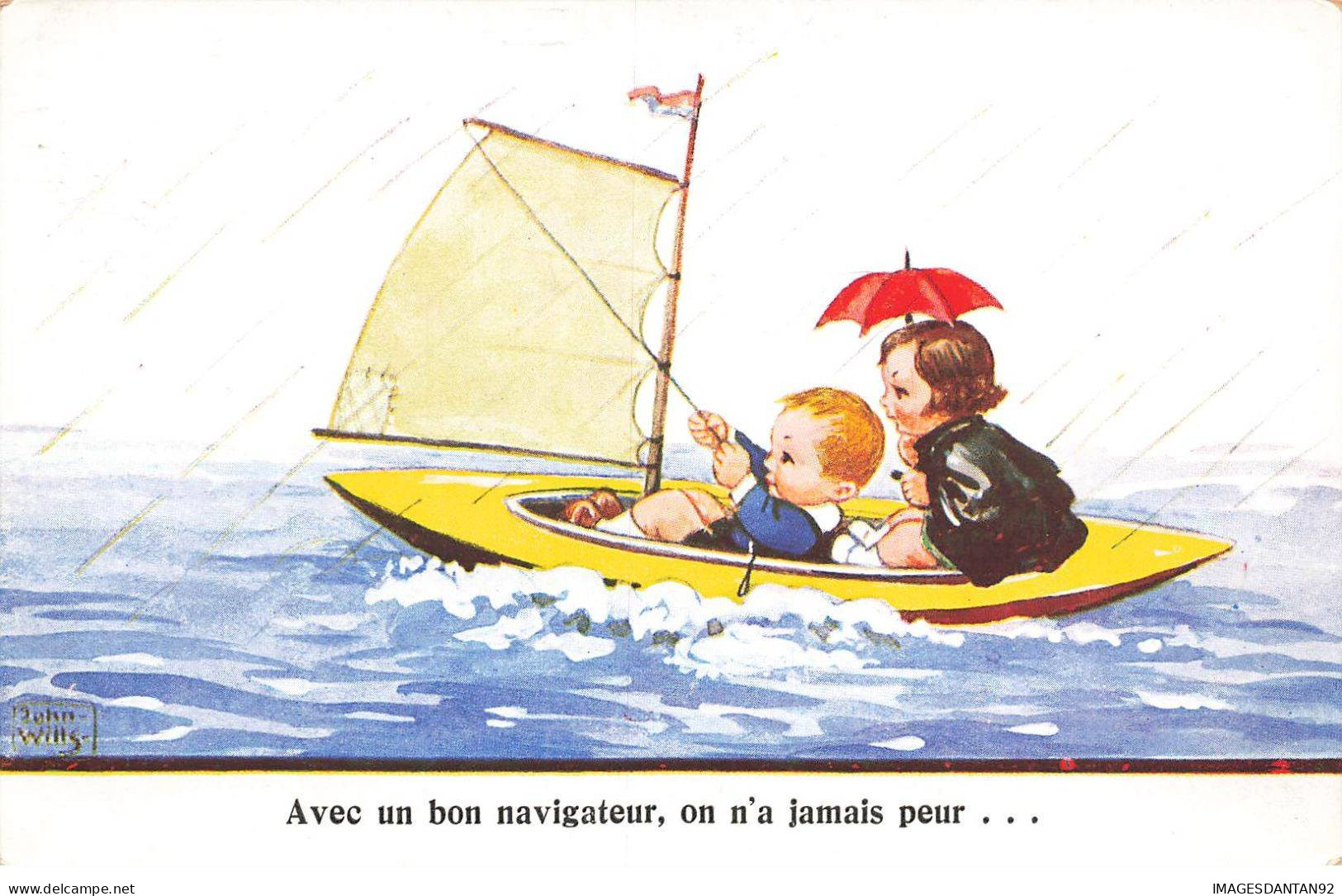 FANTAISIES #MK41918 AVEC UN BON NAVIGATEUR ON N A JAMAIS PEUR BEBES BATEAU - Babies